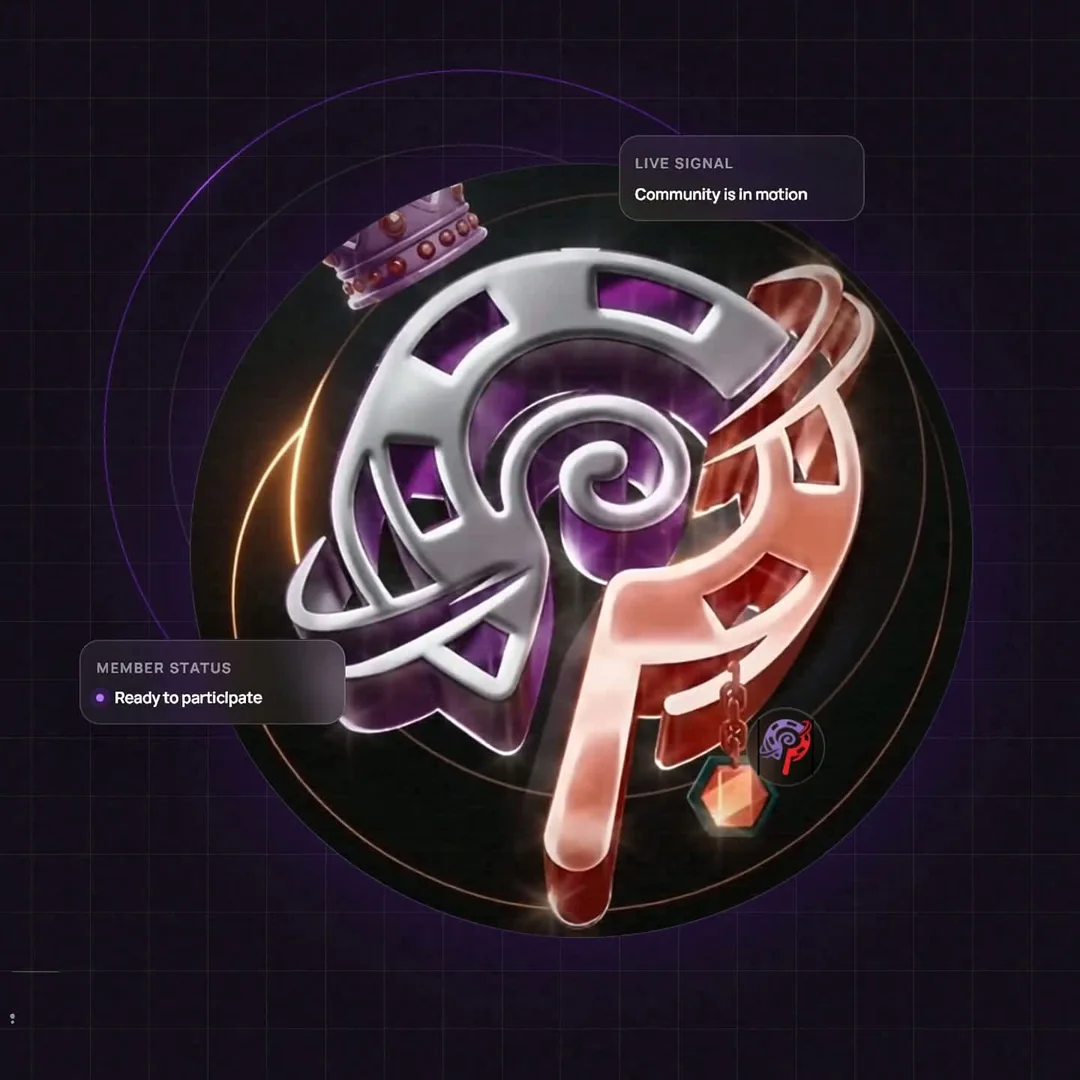 SweetFlips community signal interface with the central emblem